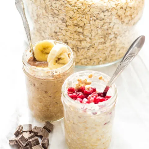 His & Hers Overnight Oats - Catz in the Kitchen
