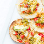 These tasty chickpea tostadas aren't just easy to make and ready in 30 minutes, they're also vegetarian and pretty dang healthy!