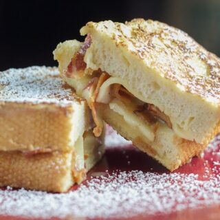 Apple Bacon Cheddar Monte Cristos