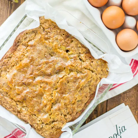 We had a hard time picking a first recipe to try out of the new Magnolia Table cookbook, but this recipe for banana bread ended up being a great choice! It's simple and easy, but a little creativity takes this classic to new heights!