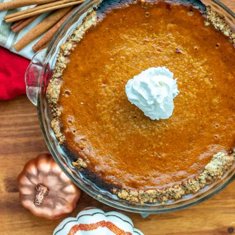 Easy Pumpkin Custard Pie