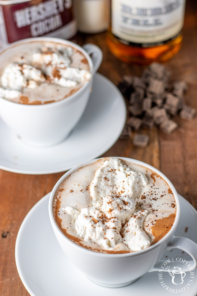 Feeling like you've outgrown your average hot cocoa? Make yourself some grown up hot chocolate from scratch with cocoa, vanilla, salt, milk, and cream!