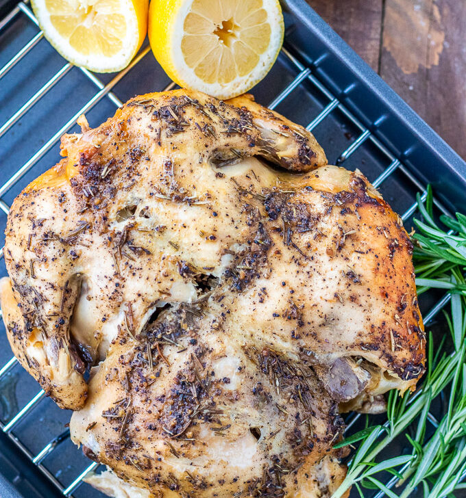 This recipe for Slow Cooker Lemon Pepper Chicken lets you get a tasty, nutritious, and affordable dinner on the table with minimal effort!