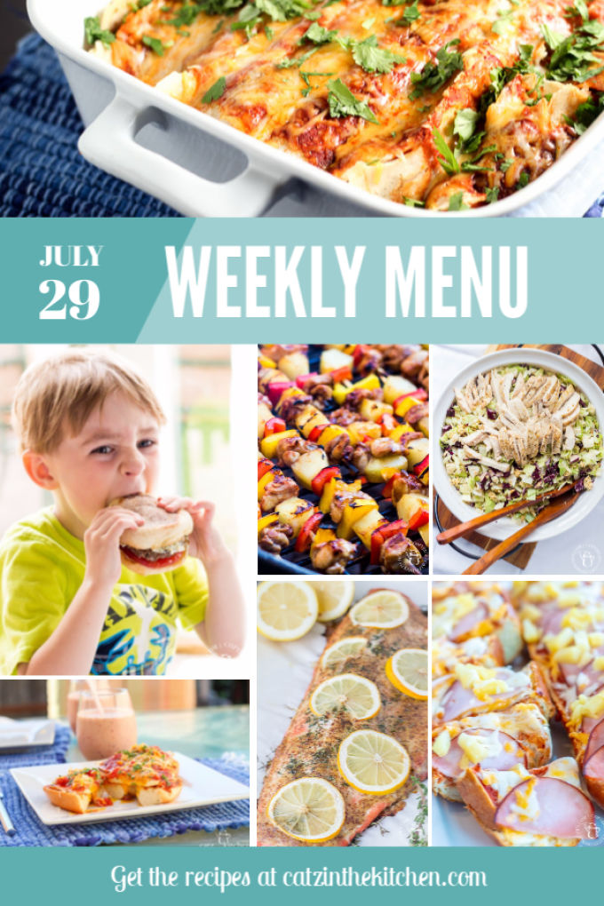 Weekly Menu | Catz in the Kitchen | catzinthekitchen.com | #mealplan