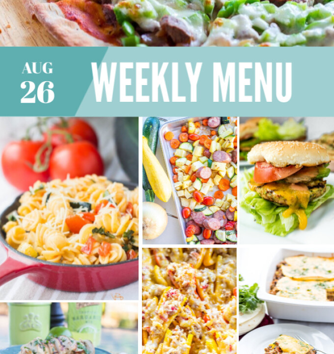 Weekly Menu | Catz in the Kitchen | catzinthekitchen.com | #mealplan