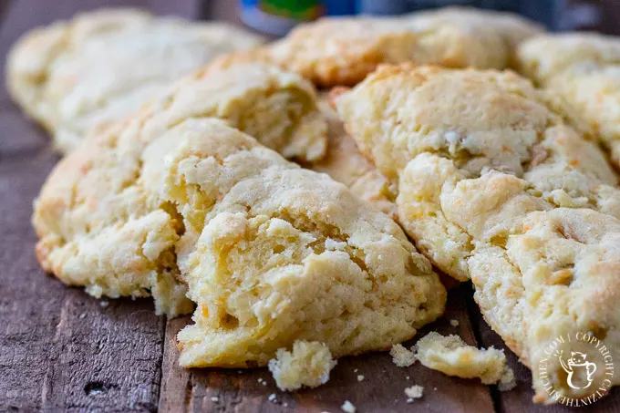 This easy recipe for Green Chile & Cheddar Cheese Scones is a perfect accompaniment to soups, chilis, and so many other warm, southwestern dishes!