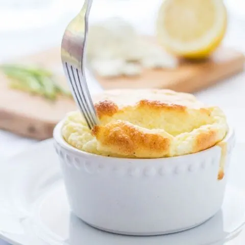 Chive & Goat Cheese Soufflé