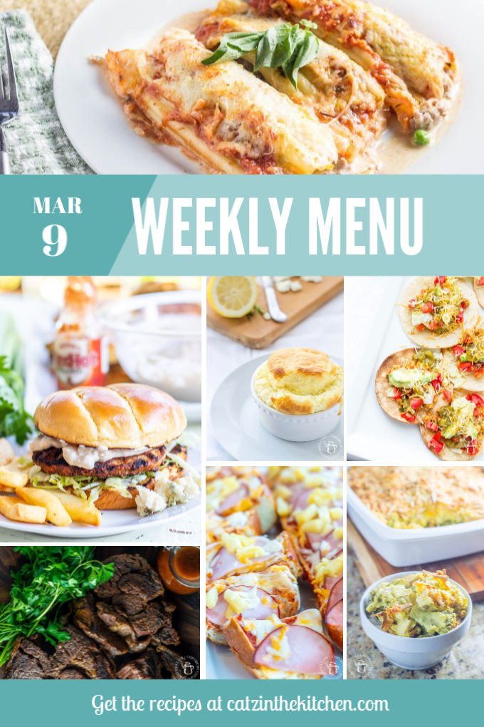 Weekly Menu | Catz in the Kitchen | catzinthekitchen.com | #mealplan