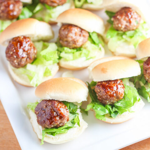 Chinese Meatball Sliders