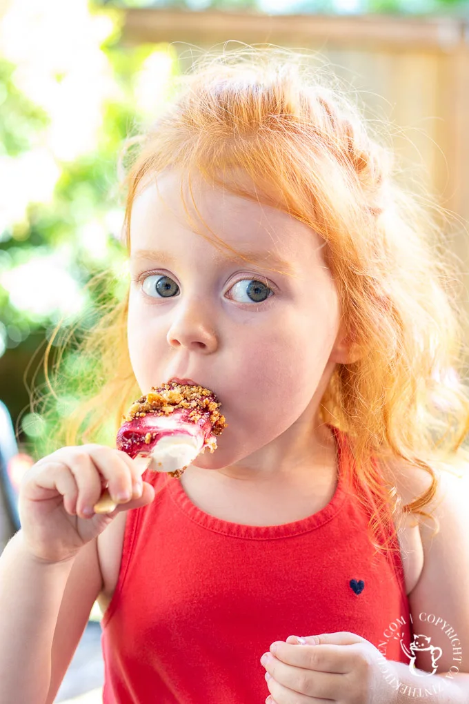 baby with popsicle 