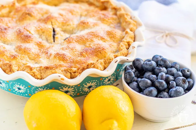 Easy Blueberry Pie - Little Spoon Farm