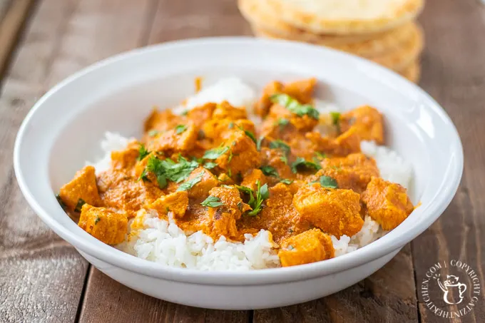 Chicken Tikka Masala in a bowl