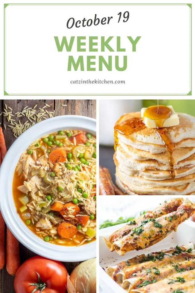 Weekly Menu For The Week Of Oct 19 Catz In The Kitchen