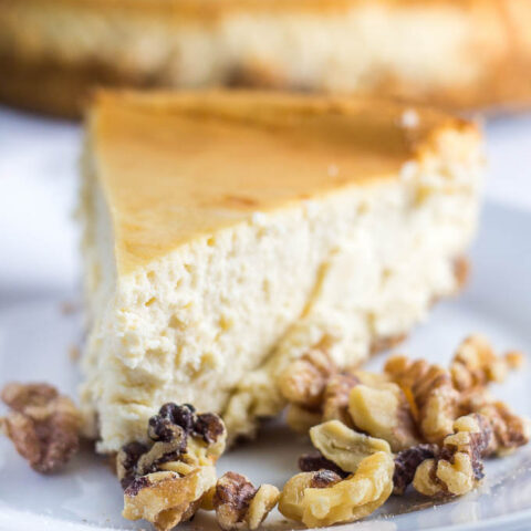 Maple Walnut Cheesecake