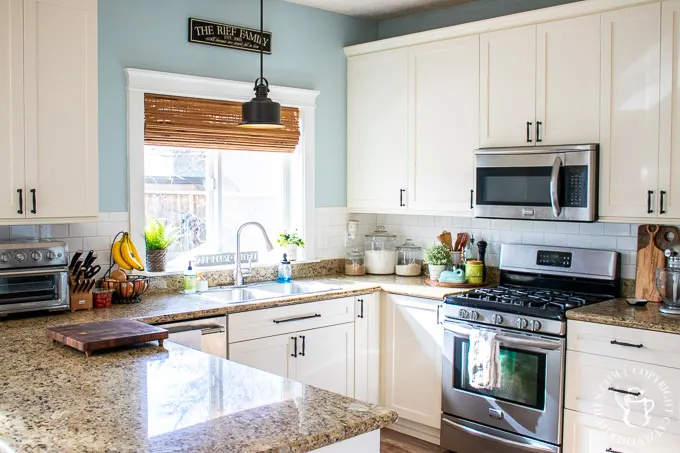 ultra low budget farmhouse kitchen refresh 