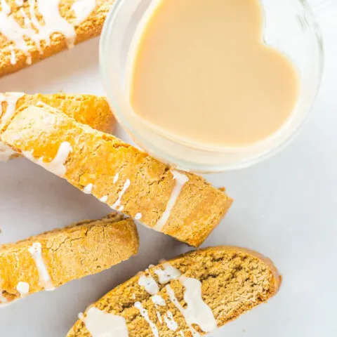Iced Gingerbread Biscotti