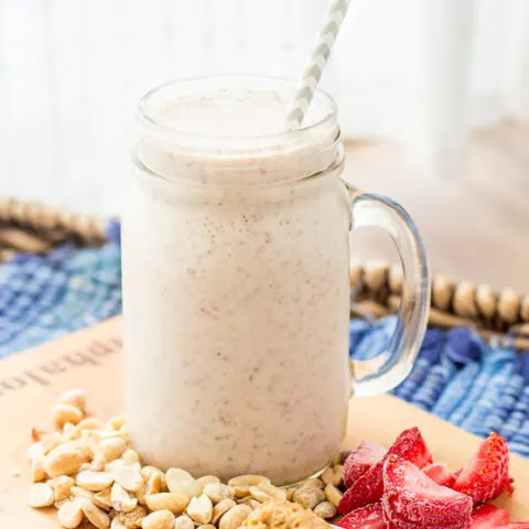 Peanut Butter & Jelly Protein Smoothie