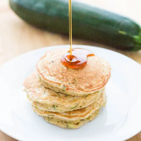 Zucchini Pancakes with Cornmeal