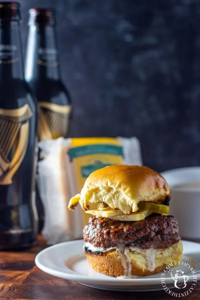 Ultimate Guinness Slider with Irish cheddar