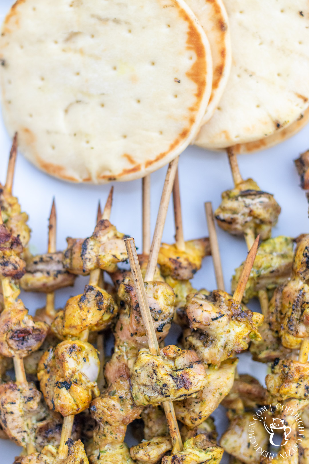Curry Ginger Chicken Skewers 
