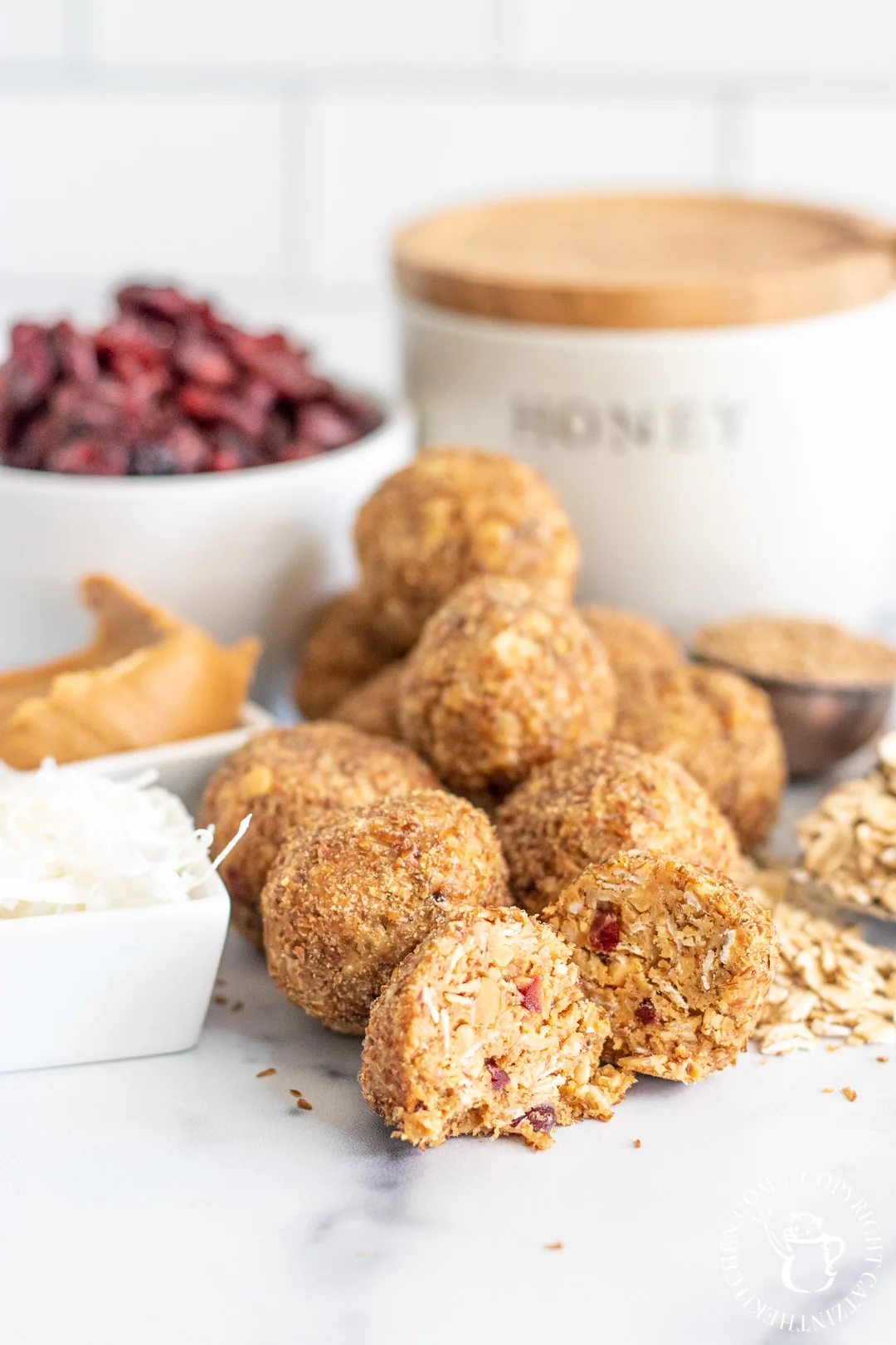 Honey Oat Power Balls recipe 