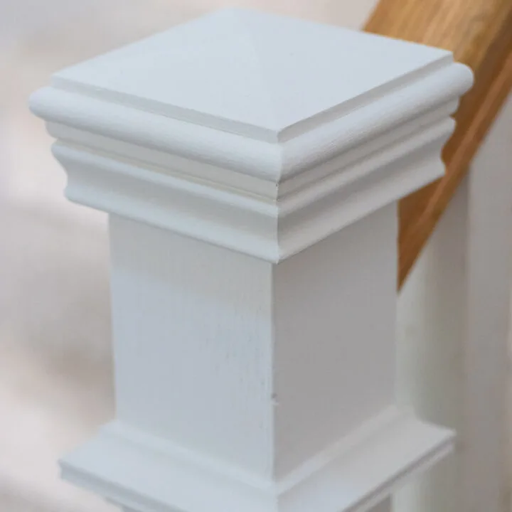 DIY $20 Newel Post Makeover