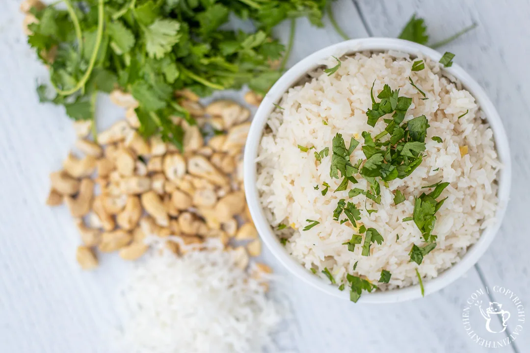 Coconut Rice ingredients 