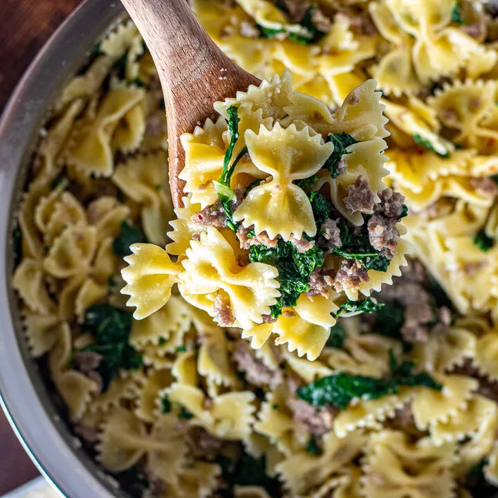 Kale & Sausage Pasta