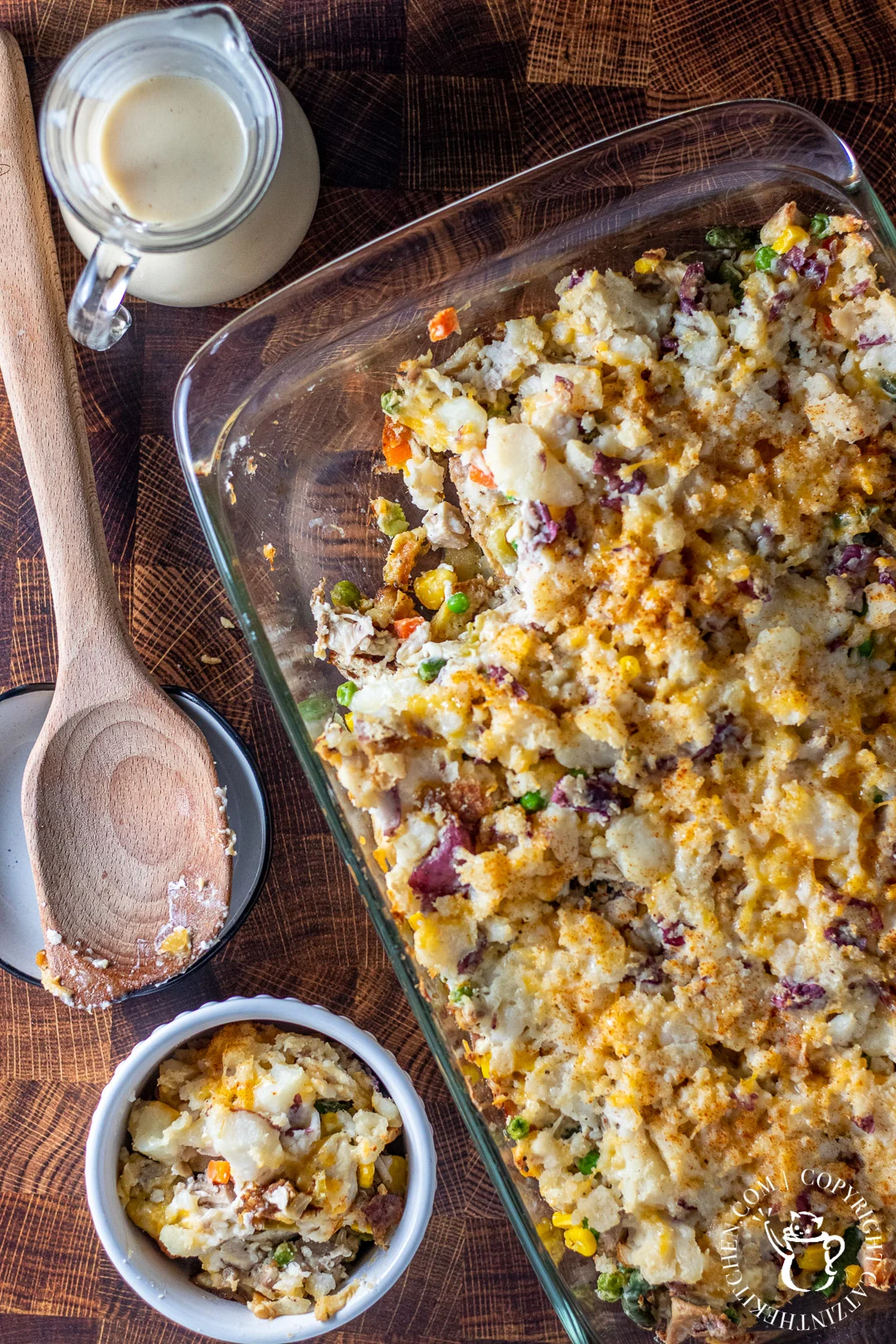 One Pan Thanksgiving Leftovers Shepherd's Pie