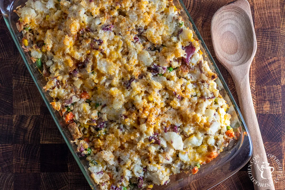 Thanksgiving Leftovers Shepherd's Pie casserole 