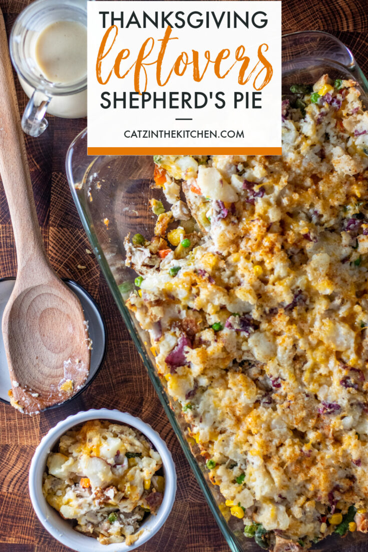 Thanksgiving Leftovers Shepherd's Pie