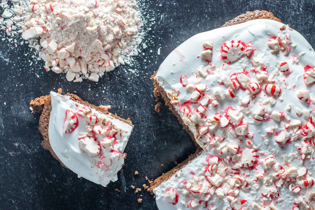 Peppermint Hot Cocoa Brownies recipe 