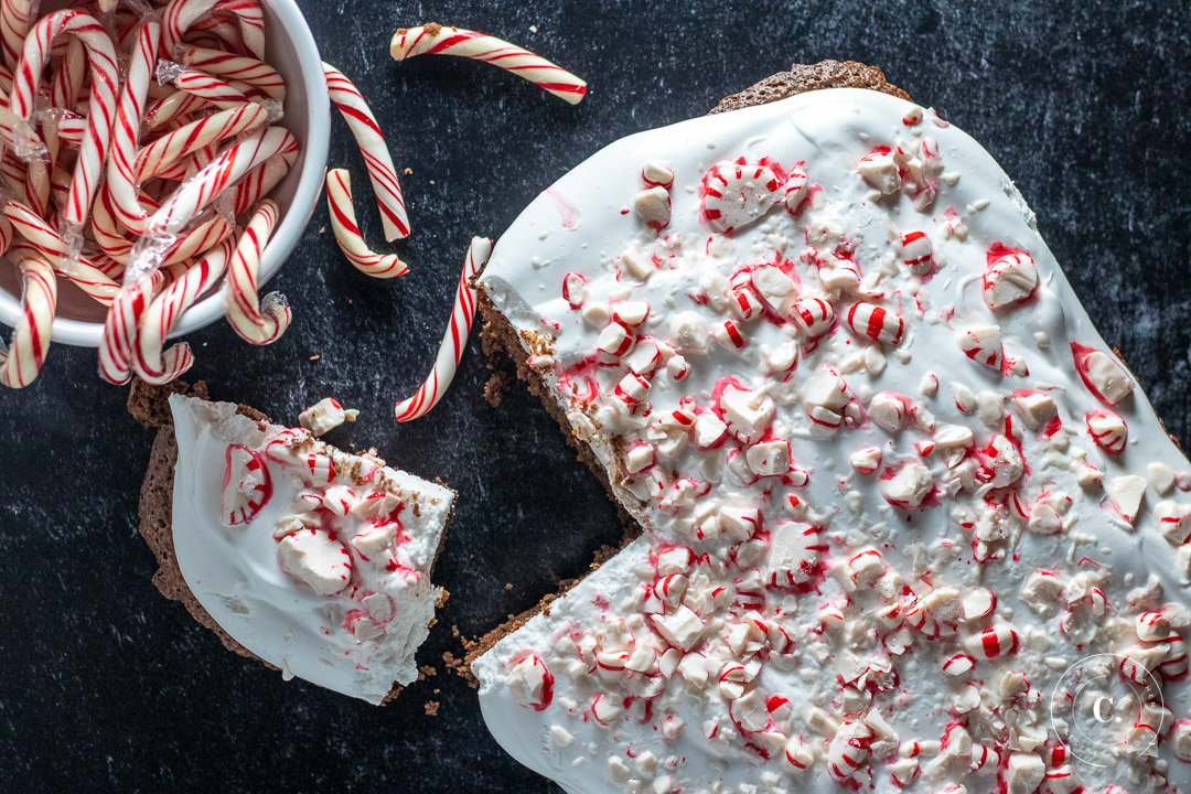 Peppermint Hot Cocoa Brownies