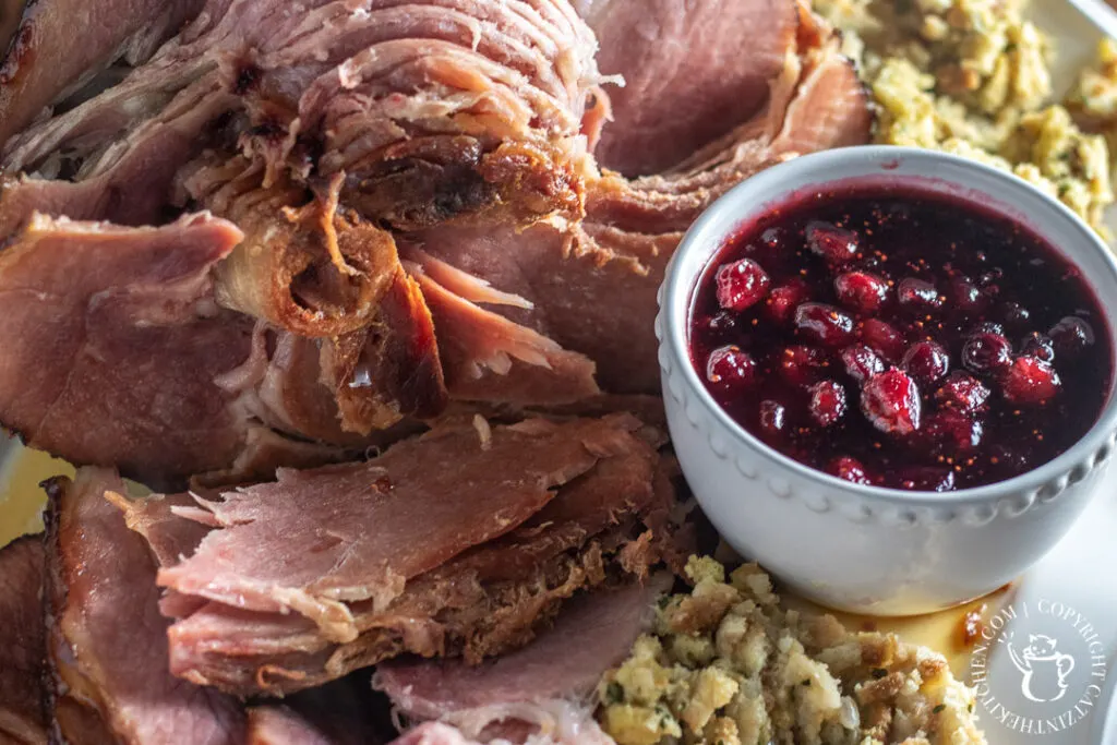 Spiral Ham with Cranberry Glaze recipe