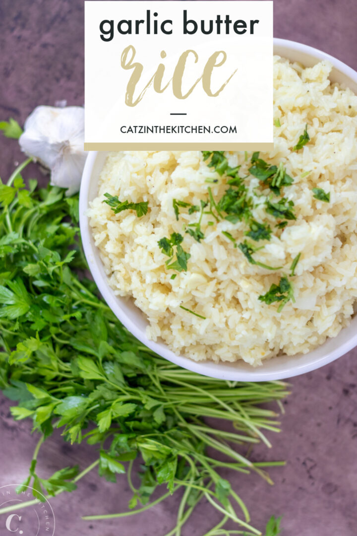 Garlic Butter Rice - Catz in the Kitchen