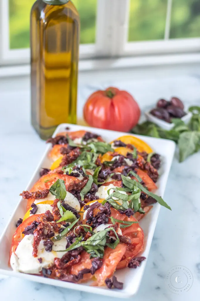 simple Mediterranean Caprese Salad