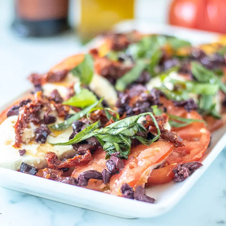 Mediterranean Caprese Salad