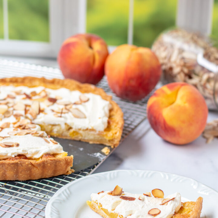 Magnolia Table Peach and Almond Tart
