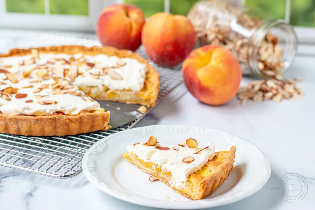 Magnolia Table Peach and Almond Tart recipe 