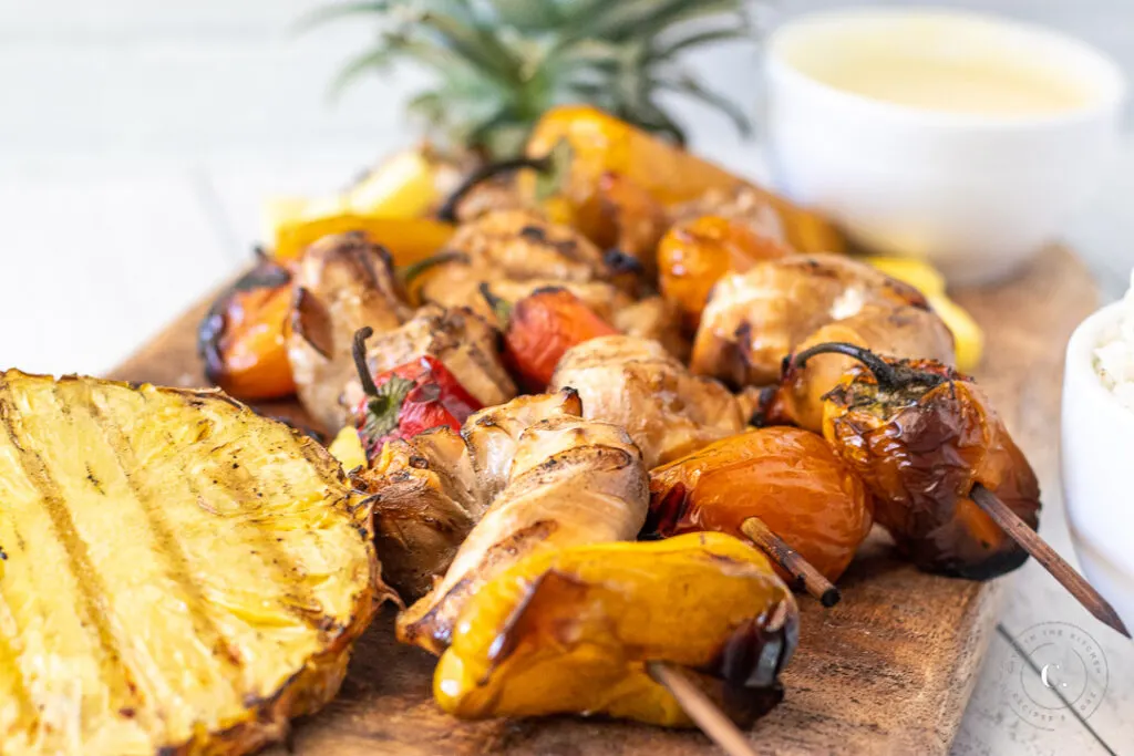 tropical chicken kabobs recipe 