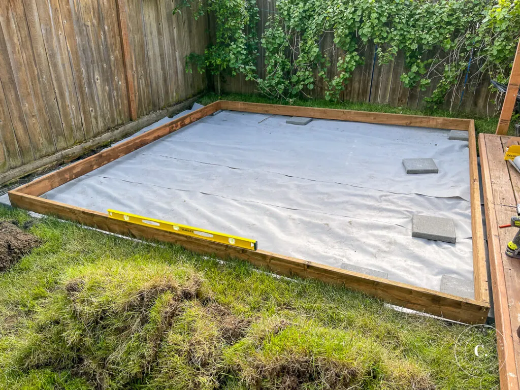 framing floating deck 