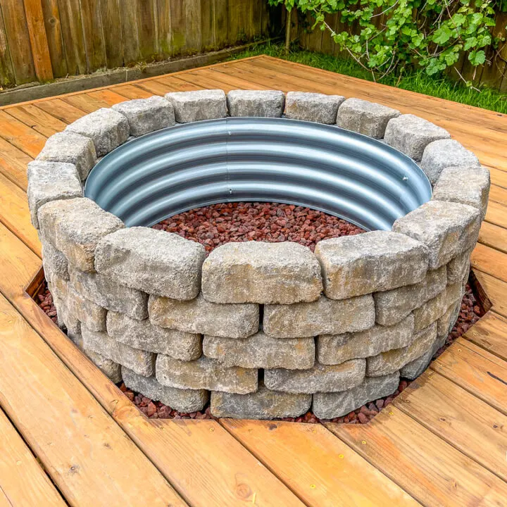 DIY Floating Deck & Fire Pit