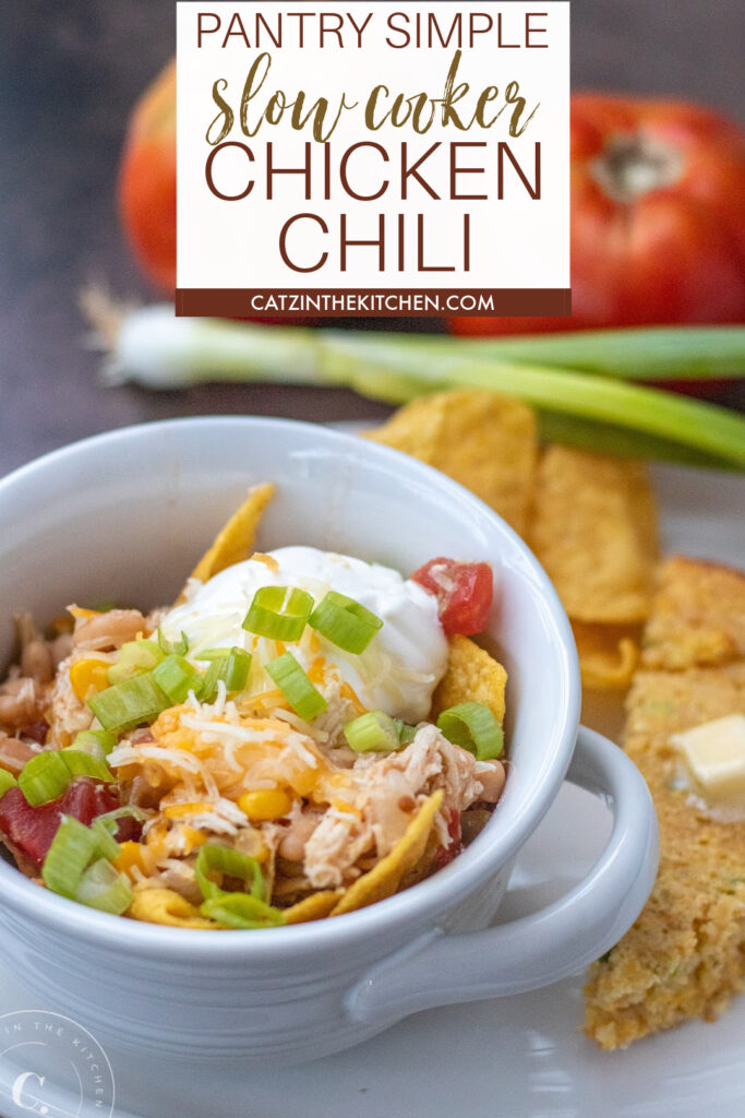 Pantry Simple Slow Cooker Chicken Chili