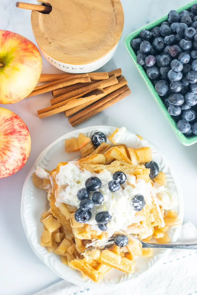 Apple Pie Ricotta Waffles ingredients 