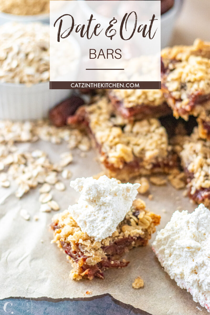 Date & Oat Bars Catz in the Kitchen