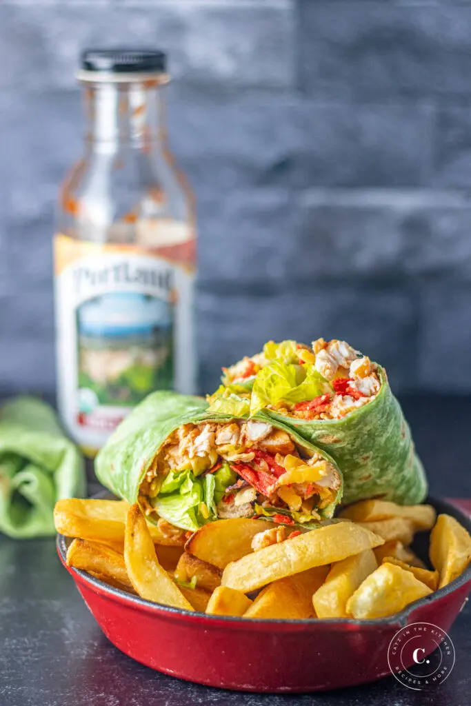 Barbecue Chicken Wraps recipe 