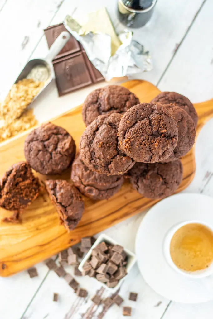 Chocolate Muffins with coffee 