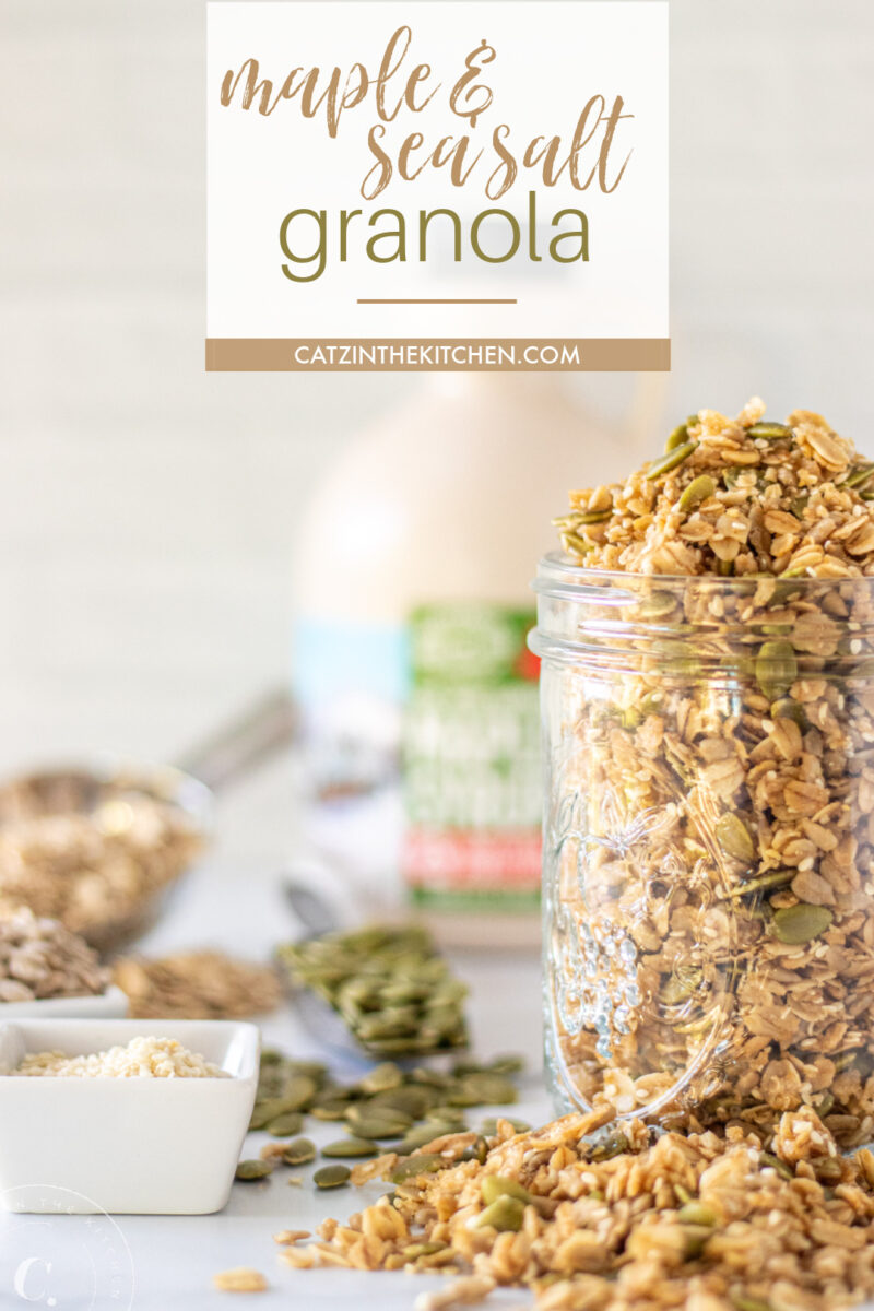 Maple Salt Maple & Sea Salt Granola - Catz in the Kitchen