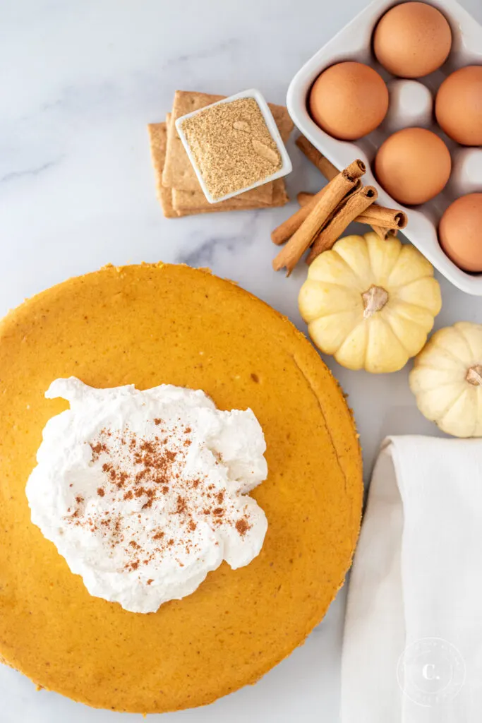 Pumpkin Cheesecake ingredients 