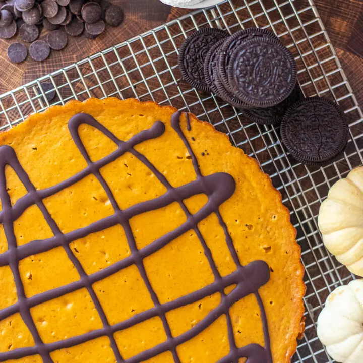 Pumpkin Chocolate Tart 